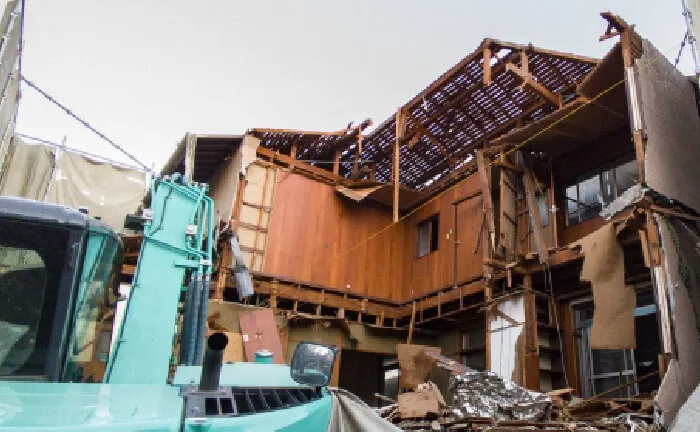 解体工事｜長野の不用品回収・粗大ゴミ処分業者セブン